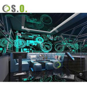 Lounge Bar Night Club Design de décoration intérieure moderne avec éclairage LED et mobilier de bar - Product Image 5