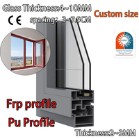 Proveedor de Perfiles de Extrusión de Fibra de Vidrio FRP GRP Resistentes a la Intemperie con Servicio OEM para Ventanas de PU, para Obras de Ingeniería Comercial
