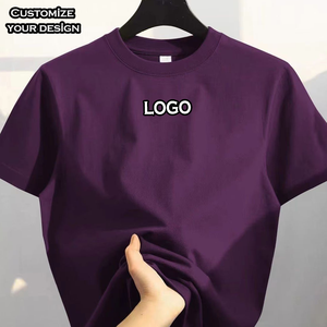Venta caliente al por mayor personalizado su logotipo de marca 100% algodón moda camiseta en blanco hombres camiseta lisa Casual hombres camisetas para hombres - Product Image 3