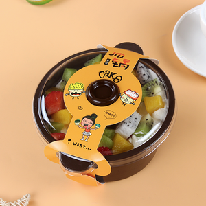Top quality pp pet plastic box package for fruit takeaway blister plastic container fresh fruit container box