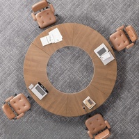Table de formation modulaire pliable avec roulettes, combinaison modulable libre, bureau de conférence mobile pour bureau et salle polyvalente