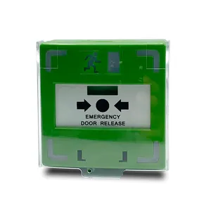 火災警報器用の緊急ドアリリースリセット可能グリーン手動コールポイント保護カバー
