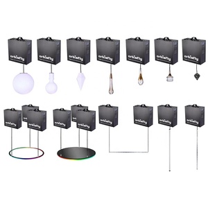 <span class=keywords><strong>Bola</strong></span> escultura cinética tubo led cinética 3D <span class=keywords><strong>vector</strong></span> DMX grúa de elevación luz cinética cabrestante cinético cabrestante DMX - Product Image 2