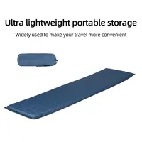 Matelas de camping gonflable en mousse à enrouler confortable lit pneumatique doux et respirant avec sac fourre-tout