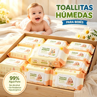 Tisu Bayi Bebas Pewangi 99% Air Murni Sekali Pakai Super Lembut dari Katun untuk Kulit Sensitif pH Seimbang Perawatan Bayi 80 Lembar