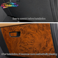 Nouveau film adhésif effet bois pour voiture, autocollants DIY résistants aux rayures et imperméables, films de modification, film vinyle grain de bois, accessoires auto