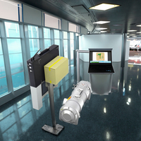 Scanner de bagages à rayons X portable à double énergie PeaceGuarder, conception durable, stockage haute capacité, certifié CE