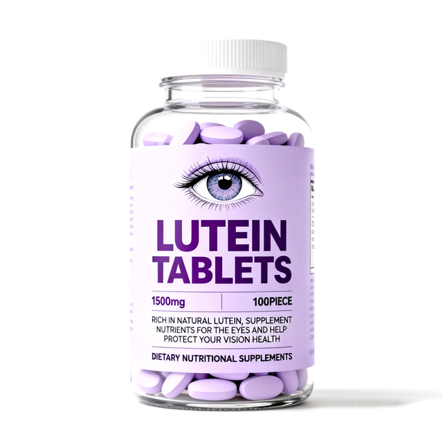Lutein Tablets OEM ODM Private Label Manufacturer Eye Health Dietary Supplement Custom Formula GMP Certified Low MOQ