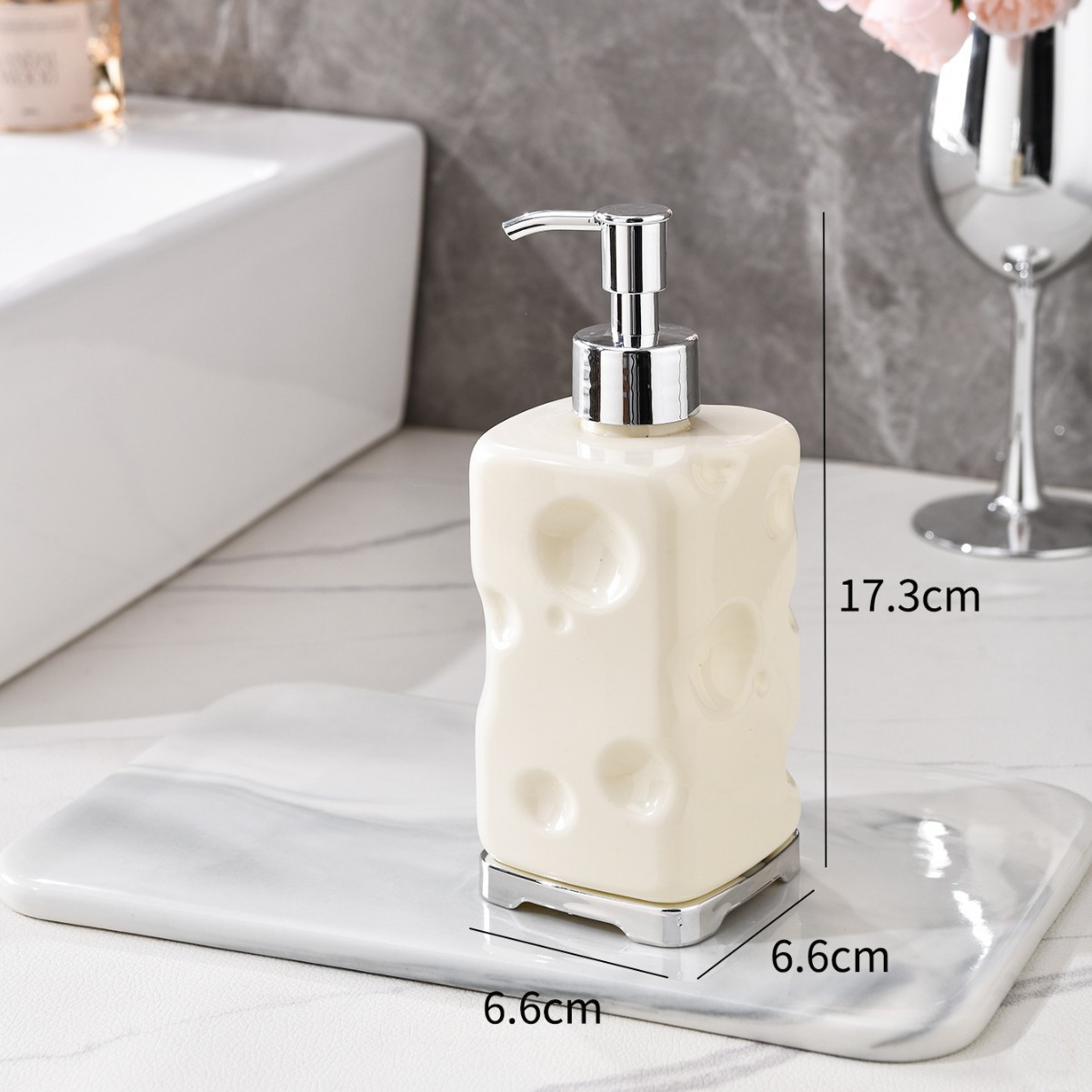 Fromage blanc-bouteilles carrées