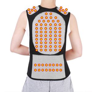 98 قطعة المغناطيس الخلفي الكتف قطني التورمالين الذاتي التدفئة دعم الظهر المغناطيسي العلاج حزام ذا حمالات مصحح الوضعية - Product Image 4