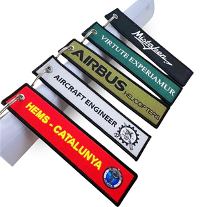 Porte-clés en tissu avec logo personnalisé drapeau américain en gros / Porte-clés brodés anime / Porte-clés brodés personnalisés - Product Image 2