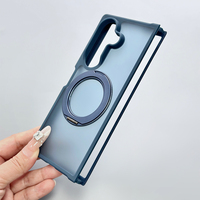 Funda Plegable Moderna JOYPORODO B486 con Soporte para Teléfono, para Samsung Z Flip Fold 8, Funda Transparente Resistente a Golpes para Motorola