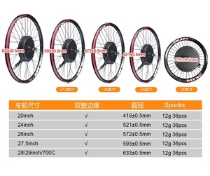 <span class=keywords><strong>Kit</strong></span> <span class=keywords><strong>de</strong></span> conversion DIY <span class=keywords><strong>pour</strong></span> vélo <span class=keywords><strong>de</strong></span> <span class=keywords><strong>route</strong></span> et VTT électrique avec <span class=keywords><strong>moteur</strong></span> <span class=keywords><strong>de</strong></span> moyeu arrière, <span class=keywords><strong>kit</strong></span> <span class=keywords><strong>de</strong></span> modification <span class=keywords><strong>pour</strong></span> vélo <span class=keywords><strong>de</strong></span> neige, adapté aux roues <span class=keywords><strong>de</strong></span> 20 à 29 pouces - Product Image 2