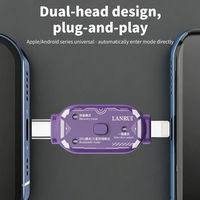 Herramienta Lanrui V587 Engineering Box con detección automática del modo de recuperación DFU de iPhone para reparación de teléfonos Apple y Samsung