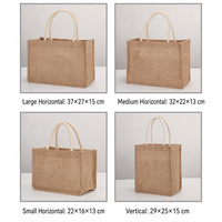 Sac à bandoulière en jute avec impression de logo personnalisé, sac de shopping en lin vintage, sac cadeau réutilisable, sac écologique, sac de transport, sac de shopping