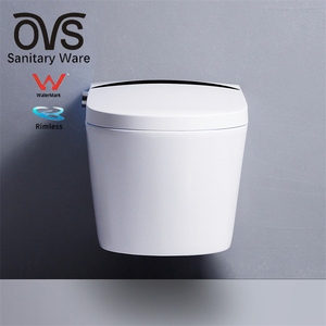 Toilettes de salle de bain, filigrane OVS australie <span class=keywords><strong>2022</strong></span>, toilettes murales suspendues <span class=keywords><strong>Wc</strong></span>, placards à eau, conception moderne, toilettes intelligentes - Product Image 4