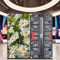 Mur vidéo LED extérieur P2.9 direct usine 500x1000mm, écran de location amovible pour grands événements, centres commerciaux, magasins de détail, IP6X