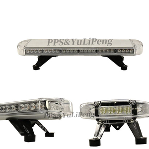 Barre lumineuse d'avertissement d'ambulance d'urgence blanche ambre 56 <span class=keywords><strong>LED</strong></span> montée sur le toit de <span class=keywords><strong>80CM</strong></span> - Product Image 3