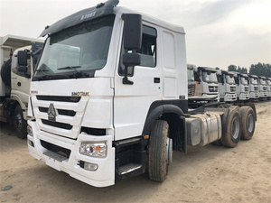 Camion tracteur d'occasion Sinotruk Euro2 Diesel 6X4 à direction à gauche HOWO 10 roues avec capacité de charge de 21-30T, 371 ch, caméra arrière 360° - Product Image 4