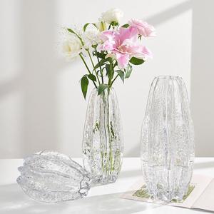 Custom European Modern Large Capacity Clear Glass Bud <strong>Vase</strong> for 2025 Christmas Wedding Party Bulk Decorative Glass &amp; <strong>Crystal</strong> <strong>Vase</strong> - Product Image 6