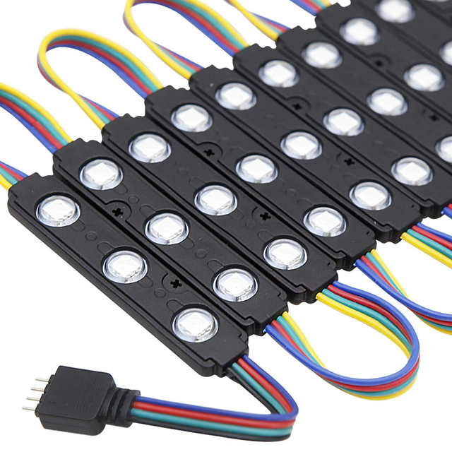 IP68 Waterproof 12V LED Module Lamp Strings Business Decorative Landscape Lights for Storefront & Outdoor Use