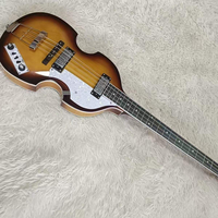 Guitare basse violon HF-01 de haute qualité à quatre cordes, manche en érable, touche en palissandre, finition polie