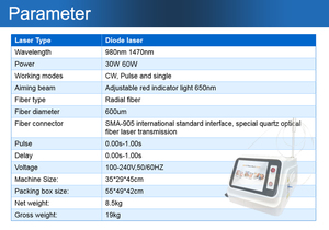 Máquina de Endolifting y Lipólisis de 980nm y 1470nm con Microfibra Ultrafina - Product Image 3