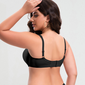Soutien-gorge à armatures rembourré pour femmes à forte poitrine, grande taille, haute qualité, fin, tailles 34 36 38 40 42 CDEFG, sexy, effet push-up, vente directe usine - Product Image 2