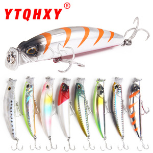 Nouvelle leurre artificielle Minnow AliExpress 8cm/10g, appât dur en plastique de simulation avec hameçons métalliques, équipement de pêche - Product Image 2