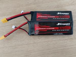 Juhai 2s 7.4v 120C 3300mAh充電式リポバッテリー：FPVドローン、RCカー、模型船用の高性能パワー - Product Image 4