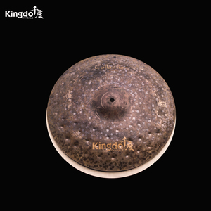 <span class=keywords><strong>Cymbale</strong></span> Kingdo 2026 en gros, <span class=keywords><strong>cymbale</strong></span> hi-hat sèche de haute qualité B20 13 pouces, instrument de percussion pour ensemble de cymbales professionnelles faites à la main - Product Image 4