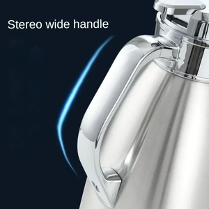 Hervidor romano de acero inoxidable 304, hervidor con aislamiento al vacío, hervidor de café, hervidor doméstico, tetera de gran capacidad, hervidor para acampar - Product Image 6