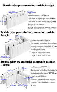 <span class=keywords><strong>Prix</strong></span> bas, économie d'énergie et vente promotionnelle : Panneaux ICF pour la construction, systèmes de construction en blocs de béton isolés (BPI) en EPS. - Product Image 3