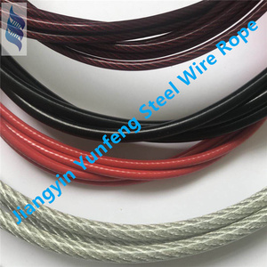 6*19 + fc-6.0 כדי 10.0 PA12 Nylon12 פלסטיק מצופה חמה מגולוון פלדת חוט חבל כבל - Product Image 4