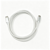 Câble de données USB Type-C tressé en nylon à charge rapide PD 60W 3A, 1M/2M, personnalisable, coloré, certifié CE RoHS, fabrication ODM OEM