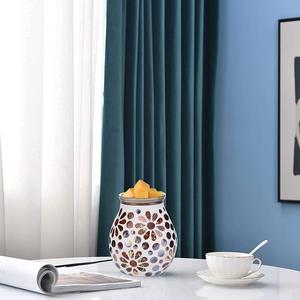 Brûleur d'encens électrique en verre <span class=keywords><strong>Pyrex</strong></span> pour huiles essentielles, style mosaïque - Product Image 4