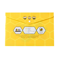 Enveloppes en plastique transparent avec poche, pochettes en PP pour documents, pour l'organisation des fournitures scolaires et de bureau