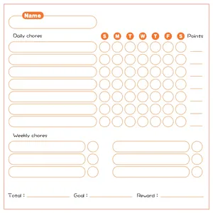 Simple fashion style exquisite magnetic whiteboard memo plan arrangement chart