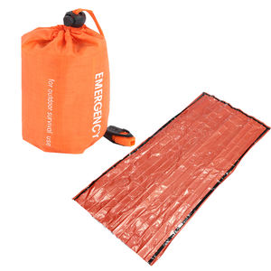 Atacado Leve Mylar Emergência Térmica Bivy Camping Outdoor Saco De Dormir Impermeável Com Cordão Sobrevivência Saco De Dormir - Product Image 1