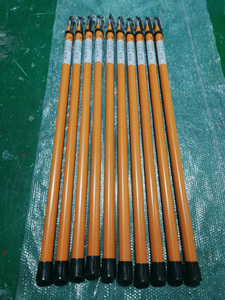 Bâton de fonctionnement isolé haute tension en fibre de verre FRP GRP <span class=keywords><strong>Triangle</strong></span> télescopique de qualité garantie du fabricant pour monteur de lignes - Product Image 6