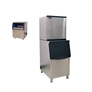 gas station cube ice maker machine ice cube making machine 400kg per day from China