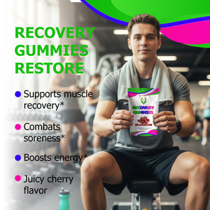 Gummies de récupération OEM à marque privée, supplément de récupération musculaire saveur cerise avec potassium, reconstituant les électrolytes - Product Image 6