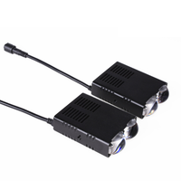 2 Lentilles Senlo T2 80W LED Mini Feux de Conduite pour Voitures Motos Accessoires de Voiture Feu Antibrouillard Grille Lampe