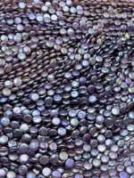 Perles d'eau douce naturelles en vrac Edwin - Rose violet en forme de pièce de monnaie 10,5-11,5 mm Grade AAAAA Propres Lisses Impeccables pour la vente en gros