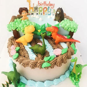 Hotsale 3D <span class=keywords><strong>Dinosaure</strong></span> Gâteau Topper Cupcake Topper Gâteau Décorations pour Enfants Anniversaire Baby Shower Party Supplies - Product Image 3