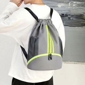 Lightweight Waterproof Oxford Material <b>Drawstring</b> <b>Backpack</b> Men Women Cross-Border Sports Travel Leisure Trendy Outdoor Hiking - Product Image 5