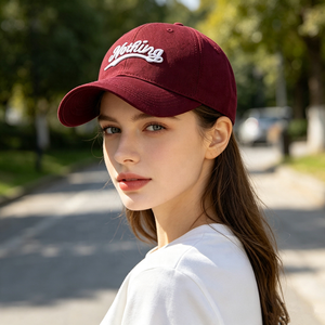 Cappellino da Baseball in Stile Coreano con Ricamo 3D a 6 Pannelli, Morbido, Estivo, Parasole, Casual, alla Moda, per Esterni, Protezione Solare - Product Image 3
