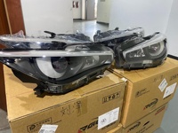 Phare de Voiture pour Infiniti Q50, Phares LED en Forme de Lune, Système d'Éclairage Q50, Phares Originaux Modifiés