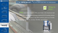Presse plieuse servo électrique complète 120KN 600mm, commande CNC 4 axes, 5.5KW, vitesse rapide 200mm/s, économie d'énergie pour petit atelier