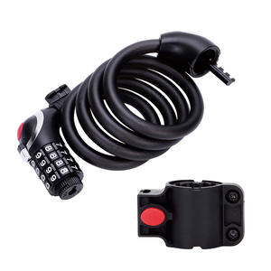 Mini Bicycle <b>Lock</b> 60 Cm Combination <b>Cable</b> <b>Lock</b> Portable Anti Theft For Mountain Road Bike Disc Brake - Product Image 1